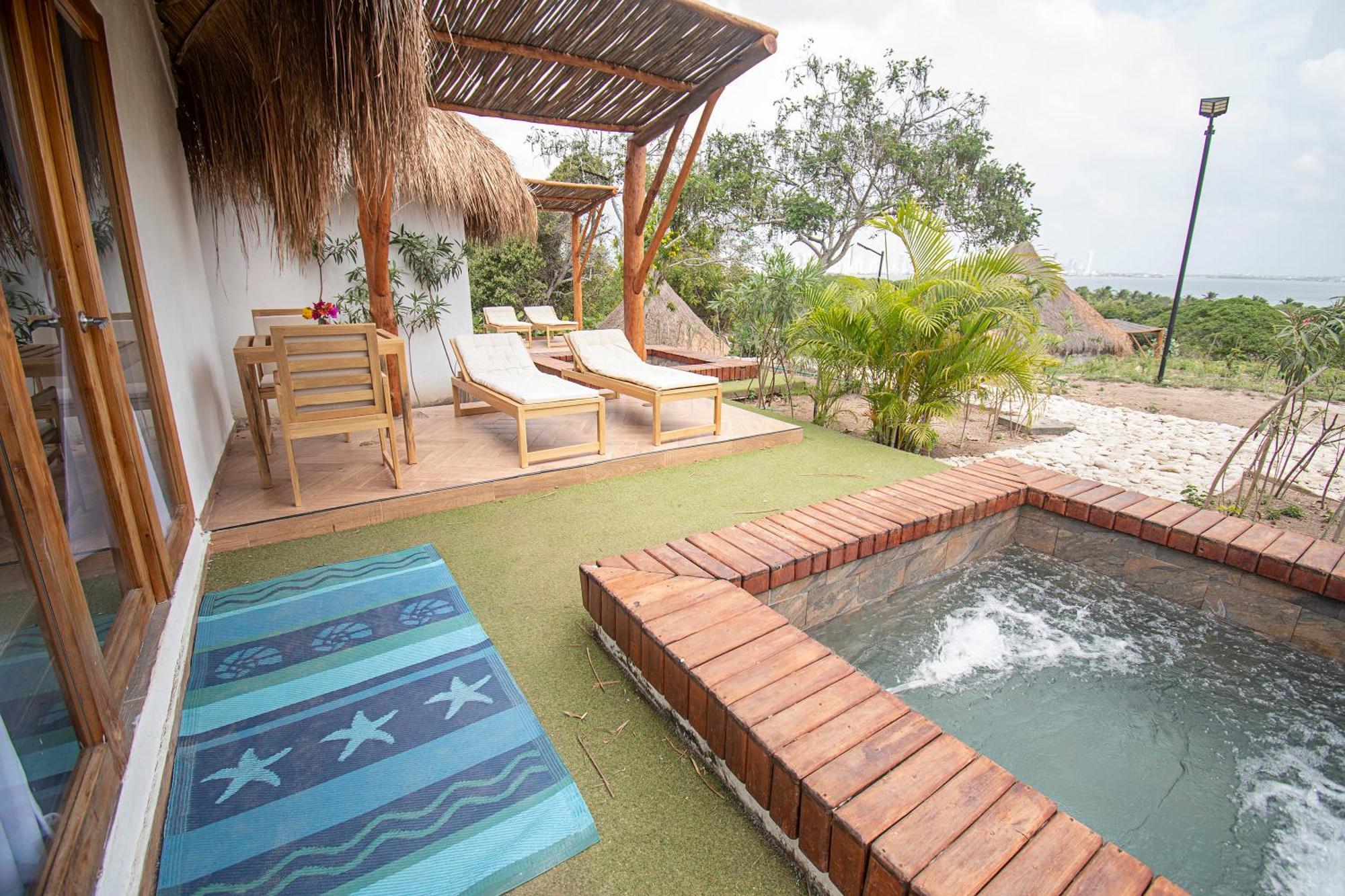 Amalife Beach Club & Hotel Tierra Bomba Eksteriør billede